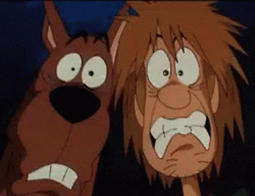 Scooby Doo Shaggy GIF - ScoobyDoo Shaggy Scared - Discover & Share GIFs