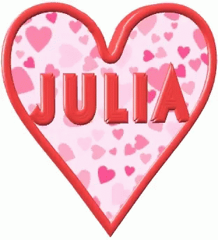 Julia Name GIF - Julia Name Heart - Discover & Share GIFs