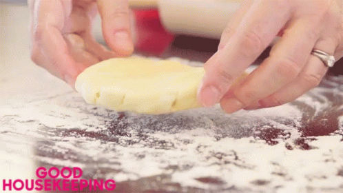 Baking Dough GIF - Baking Dough Flattening - Discover & Share GIFs