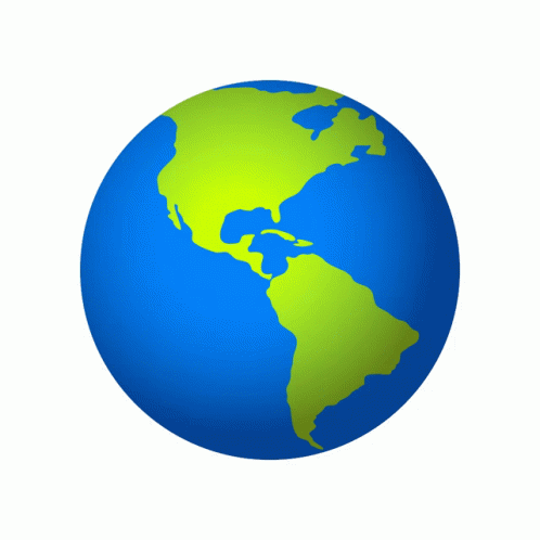free earth globe spinning slowly gif animated