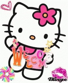  Welcome  Hello  Kitty  GIF Welcome  HelloKitty Hi Discover 