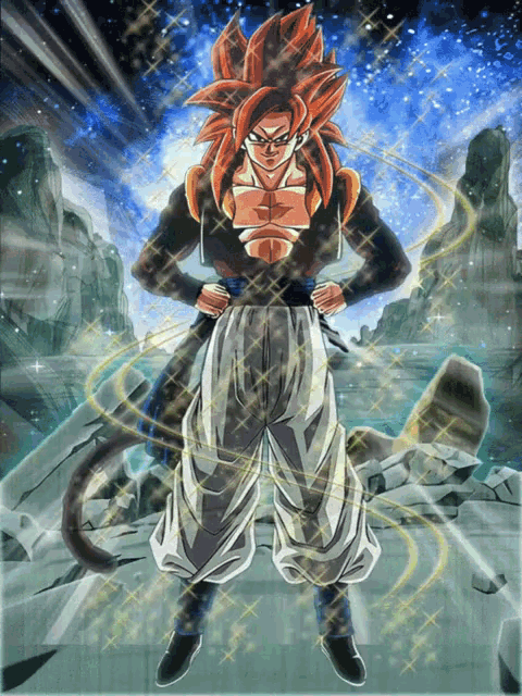 Ssj4 Gogeta GIF - Ssj4 Gogeta DragonBallZ - Discover & Share GIFs