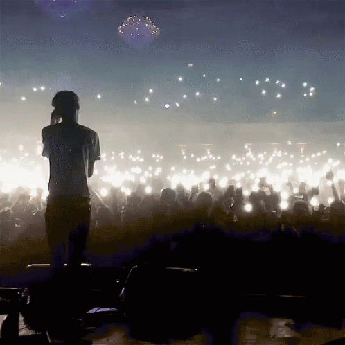 Lighters At A Concert Gif