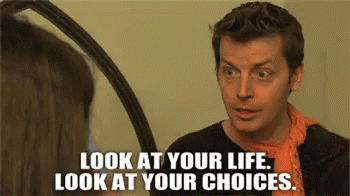 Reflect GIF - LookAtYourLife LookAtYourChoices Reflect - Discover & Share GIFs