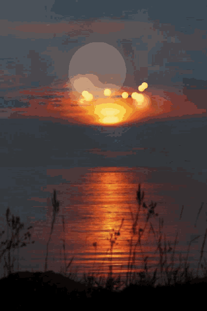 Soleil Coucher Gif Soleil Coucher Paysage Discover Share Gifs