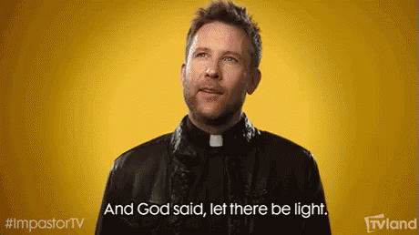 And God Said Let There Be Lgiht Gif Light Weed Lettherebelight Discover Share Gifs