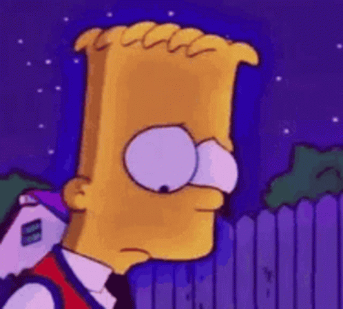 Bart Simpson Sad Gif Bartsimpson Sad Lookingdown Discover Share Gifs