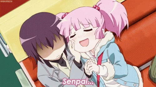 Anime Cuddle GIF - Anime Cuddle Senpai - Discover & Share GIFs