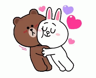 Brown And Cony Love You GIF - BrownAndCony LoveYou Sweet - Discover ...