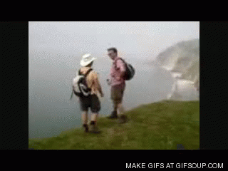 Featured image of post Almost Falling Off A Cliff Gif Share the best gifs now
