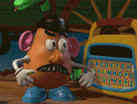 Mr Potato Head GIF - MrPotatoHead KissAss ToyStory GIFs