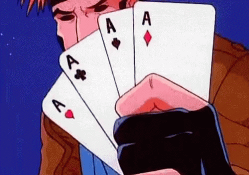 gambit xmen gif gambit