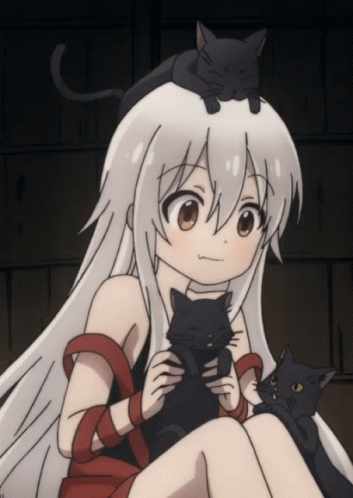 Anime Cat GIF - Anime Cat Catgirl - Discover & Share GIFs