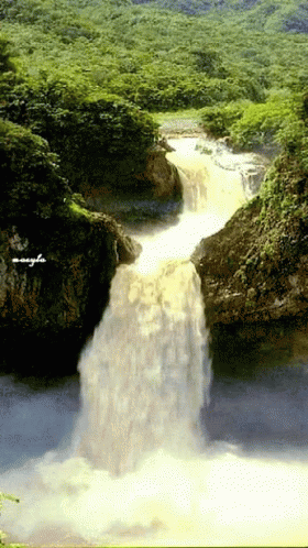 havasupai waterfall gif