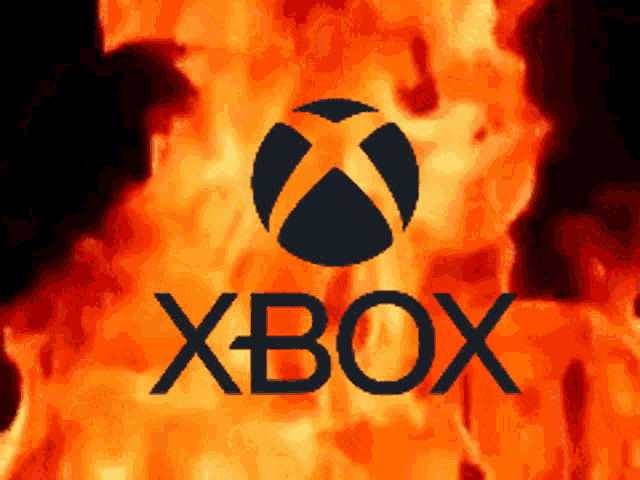 xbox on fire