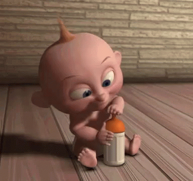 Jack Jack Juega Con Su Biberón GIF - Biberon Jugar Divertido - Descubre