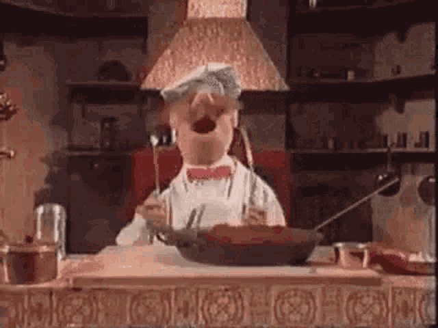 Swedish Chef Cooking GIF - SwedishChef Cooking Muppets - Discover