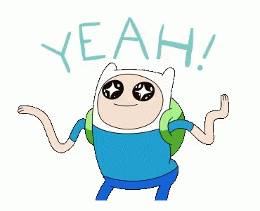 yeah adventure time gif