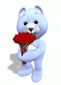 Roses Flowers Bears GIF - RosesFlowers Bears ForYou - Descubre & Comparte  GIFs
