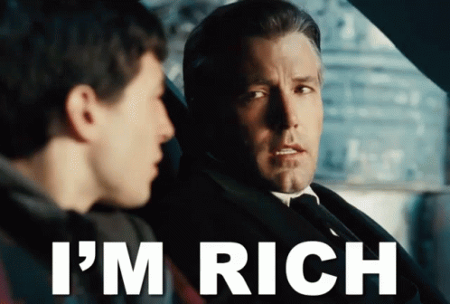 Image result for i'm rich gif
