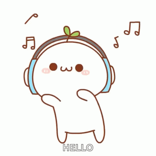 emoji listening to music gif