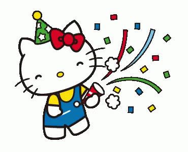 Animated GIF Hello Kitty Birthday GIF | Morsodifame Blog