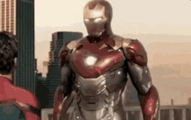 Tony Stark Iron Man GIF - TonyStark IronMan Spiderman - Discover & Share GIFs