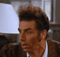 Kramer GIF - Kramer Shocked Seinfeld GIFs