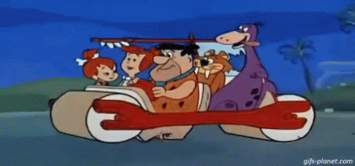 The Flintstones Car GIF - TheFlintstones Car Family - Discover ...