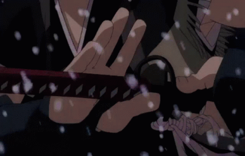 Anime sword fight gif