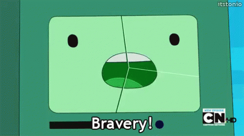 bmo bravery brave gif