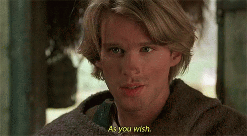 as you wish gif