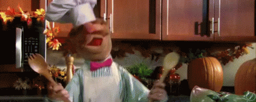 Happy Chef GIF - TheMuppets SwedishChef Dance - Discover & Share GIFs