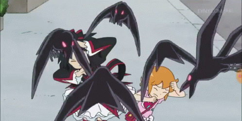 黒魔女さんが通る カラス 鳥 Gif Kuromajosangatoru Attack Birds Discover Share Gifs