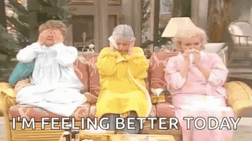 Image result for feeling better gifs