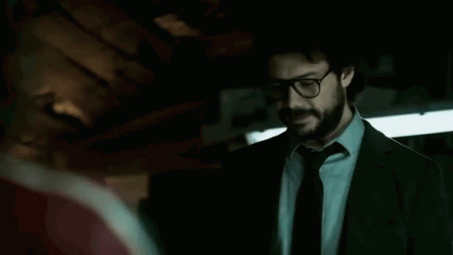 El Tic Del Profesor GIF - Gafas ElProfesor LaCasaDePapel GIFs