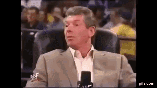 Vince Mc Mahon Excited GIF - VinceMcMahon Excited Whoa - Discover & Share  GIFs