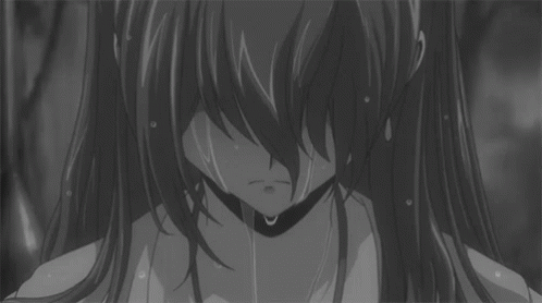 anime images: Sad Anime Rain Gif