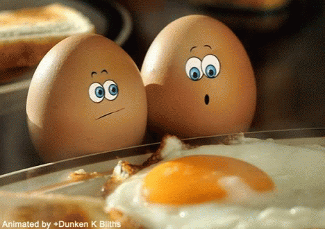 Image result for food puns egg gif