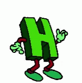 Animated Letter H Gif