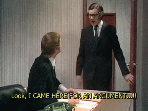 Monty Python GIF - Monty Python Argument - Discover & Share GIFs