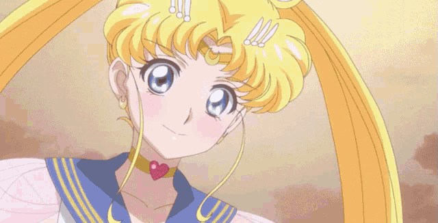 Sailor Moon Chibi GIF - SailorMoon Chibi Smiling - Discover & Share GIFs