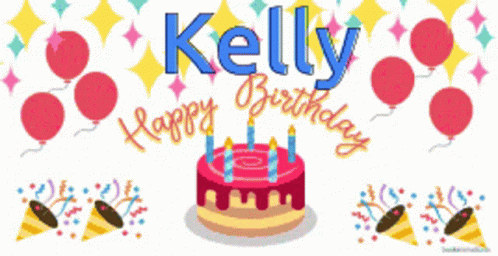 Happy Birthday Kelly Balloons