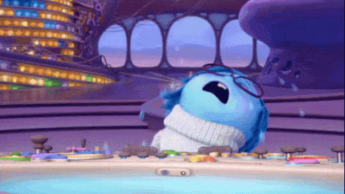 When You Accidentally Post Something You Didn't Mean To GIF - InsideOut Sadness Cry GIFs