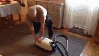 Image result for starting a vacuum cleaner gif