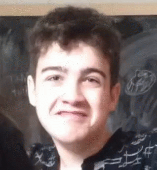 smile cringe gif smile