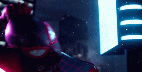 Miles Morales Moving Gif