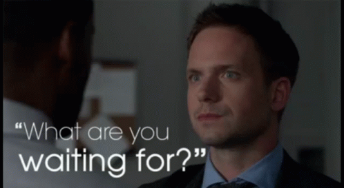 Suits Mike Ross GIF - Suits MikeRoss WhatAreYouWaitingFor GIFs