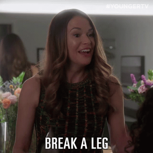 Break Aleg Keep It Up Gif Breakaleg Keepitup Suttonfoster Discover Share Gifs