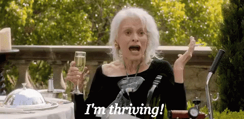 I'm Thriving! GIF - Thriving ImThriving - Discover & Share GIFs